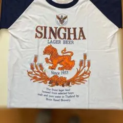 Singha Lager Beer Tシャツ M ラグラン