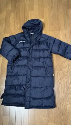 ATHLETA フード付きダウンコート M ネイビー