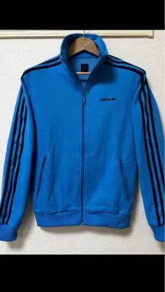 【新春セール！レア】adidas青トラックジャケットジャージLサイズ