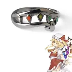 新品 東方Project フランドール モチーフリング 指輪 フリーサイズ