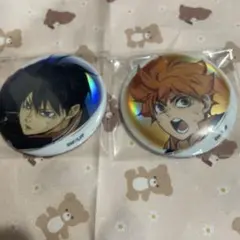 ハイキュー!! 　ダイソー　日向翔陽　影山飛雄 缶バッジ 2個セット
