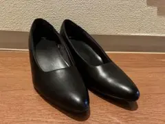 黒　パンプス　24.0cm