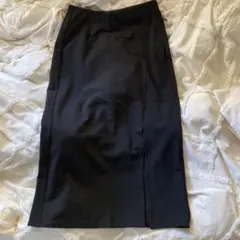 GU ジーユー 黒のタイトスカート スリットあり Lサイズ