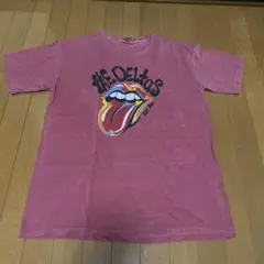 Comfort Colors ピンク Tシャツ 舌ロゴ