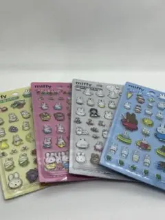 ミッフィー ボンボンドロップ風 シール 4枚セット 正規品【日本未発売韓国限定】