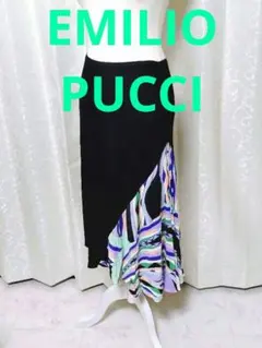 EMILIO PUCCI　アシンメトリースカート　プッチ柄　マルチカラーのサムネイル