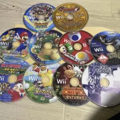 ジャンク品　wii 10本セット　読み込みません　ドラクエ　桃鉄　カービィ