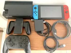 Nintendo Switch 青/赤 本体 + 付属品
