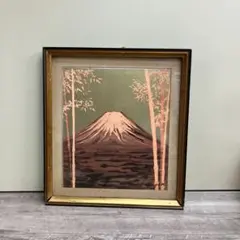 富士山　富士山の絵画 mt.fuji 風景画 ホログラム パール アート 絵 富士山 富士山の絵画 mt.fuji 風景画 ホログラム パール アート 絵