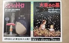 ま*ね様 となりのトトロ / 火垂るの墓 ポスターのサムネイル