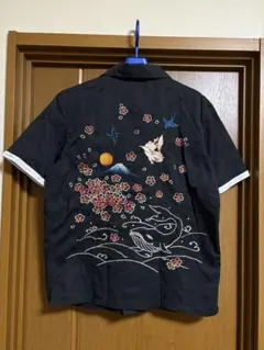 CHIKIRIYA ちきりや ブラック 和柄 刺繍 うさぎ 龍 - メルカリ