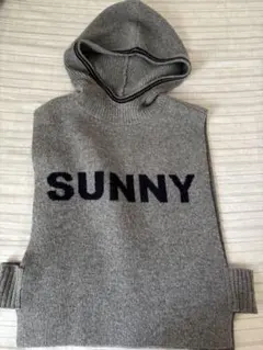 Spick & Span フード付きニットベスト フレームワーク　イエナ好きにも