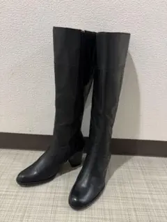 ブラックロングブーツ ブーツ　ブラック　黒