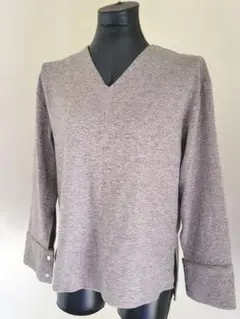 60【値下げ】送料込み　オペークドットクリップ　レディース　ニット　38　M