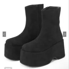 GRL スエード厚底ブーツ zr1140