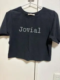 ems ビーズ装飾 ブラックTシャツのサムネイル