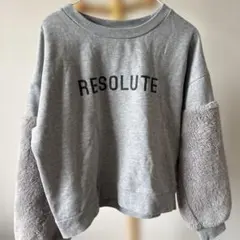 INGNI スウェット グレー ファー袖