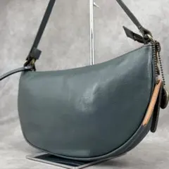 【良品✨】アンパサンド ショルダーバッグ クロスボディ レザー 本革 真鍮金具