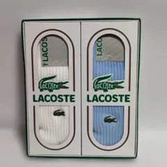 【匿名配送】LACOSTE ソックス 2足セット 25-27