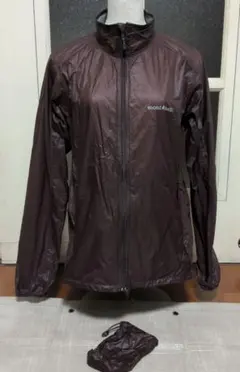 モンベル　U.L.ストレッチウインド ジャケット レディースLブラウン