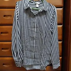 H&M　ストライプ柄 長袖シャツ Mサイズ　セール！
