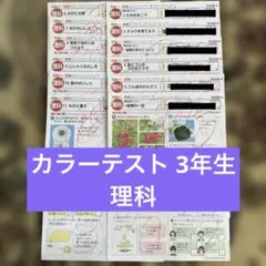 令和7年度 2025年 小学校三年生 カラーテスト 理科 12枚 最新 明治図書のサムネイル