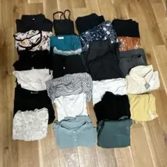 XL(LL)シャンブルしまむらなどほぼ新品半袖ブラウス全30枚2枚
