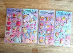キラキラ、シャカシャカシール　４枚セット