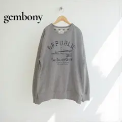 ✽ジェムボニー トレーナー【L】スウェット カジュアル ゆるダボ  r479