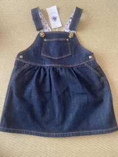 PETIT BATEAU デニム サロペット ワンピース 86cm
