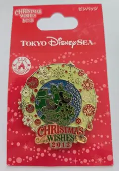 東京ディズニーシー クリスマスウィッシュ 2012 ピンバッジ