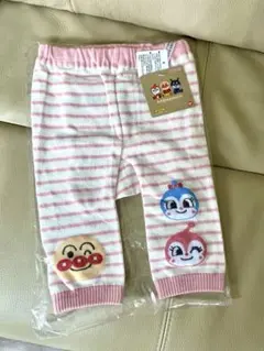 新品未使用　ANPAN MAN ピングと白　ストライプパンツ　 80cm