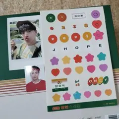 BTS2021ホビシーズングリーティングシーグリJHOPEシールフォトセット