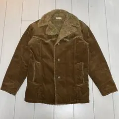 【11/14まで】超美品　メンズ　コーデュロイ　ボア　ジャケット　ブラウン