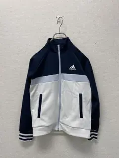 【ADIDAS】ジャージ トラックジャケット バイカラー キッズ140