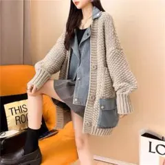 秋冬大人気❤️オーバーサイズニット　デートにも最適！普段着　女子会用