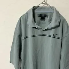 Nike Golf 半袖ポロ プルオーバー メンズ Lサイズ グリーン系 ゴルフ