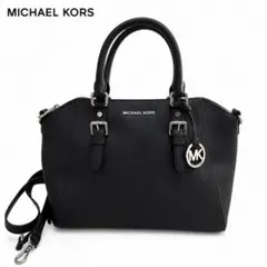 美品✨　MICHAEL KORS 2WAY ハンドバッグ 黒 レザー ショルダー