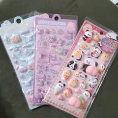 おしりシール、クロミ、シナモロール 3種セット