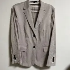 セオリー　ストレッチ　サマージャケット　ブラウンストライプのサムネイル