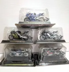鈴鹿8耐ロードレースマシンシリーズ 京商 1/32 5個セット バイクのサムネイル