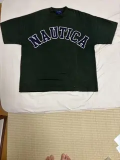 NAUTICA TOO HEAVY ダークグリーン Tシャツ