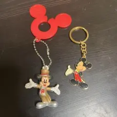 ディズニーランド　ミッキーキーホルダー　2個セット　30周年記念