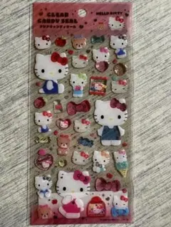 正規品！ハローキティ クリアキャンディシール