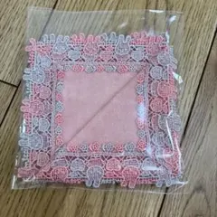 新品　近沢レース　miffy ピンク ハンカチ 約25×25cm