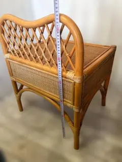 ヴィンテージ ラタン ドレッサー 籐 鏡台 - メルカリ