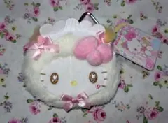 Hello Kitty 凱蒂貓 迷你臉部化妝包 貓貓女僕 橘白貓