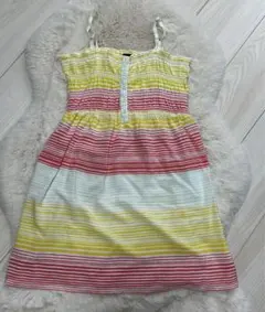 GAP キッズ ガールズ ワンピース ストライプ柄 140