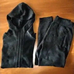 アディダス　ジャージ上下　トラックパーカー　セットアップ　黒　M　おしゃれ