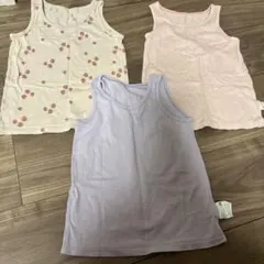 ユニクロ　肌着　下着　タンクトップ　メッシュ　110㎝　3着セット
